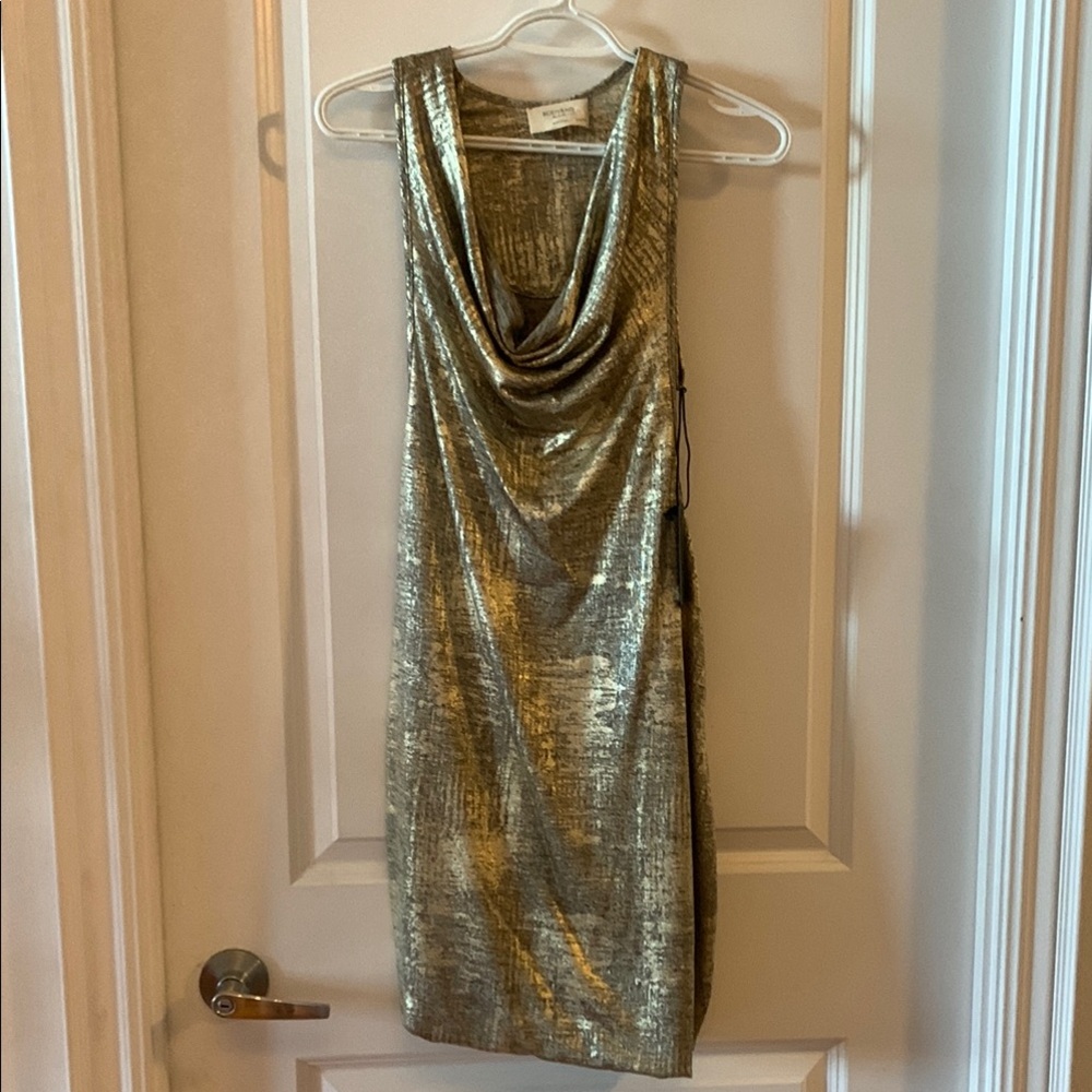 NWT Bodybag by Jude - XS - Gold Sleeveless Dress